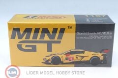 1:64 Mini GT Chevrolet Corvette Z06 GT3 R #4 Corvette Racing by Pratt Miller Motorsports 2025 IMSA Daytona 24 Hrs