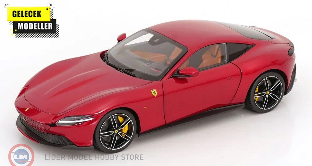 1:18 Polistil 2019 Ferrari ROMA - ROSSO MAGMA