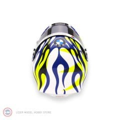 1:2 Miniature Helmets 2023 BMW M4 GT3 WRT Kask Valentino Rossi Helmet - Kask