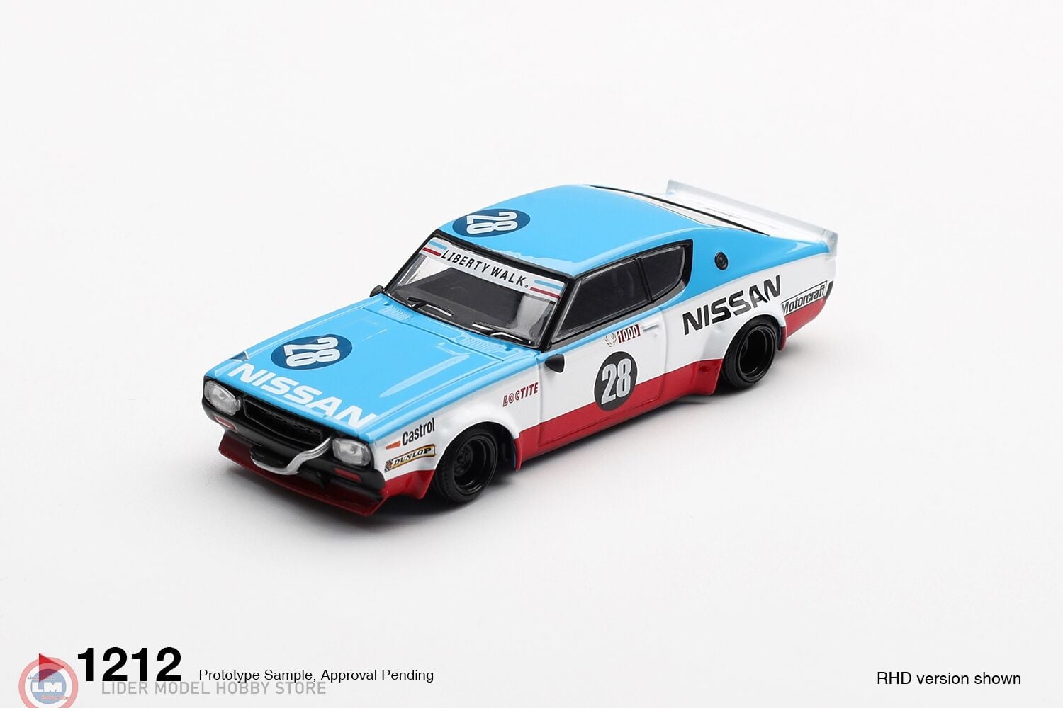 1:64 Mini GT Nissan Skyline Kenmeri Liberty Walk Nissan Racing 75 concept