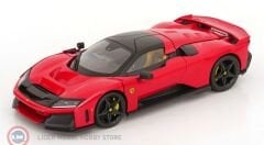1:18 Burago 2024 FERRARI F80  - BLACK WHEELS - ROSSO CORSA Signature Series