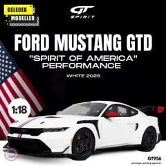 1:18 GT Spirit 2025 Ford Mustang GTD Spirit Of America Performance
