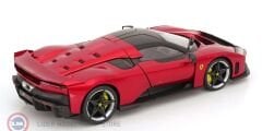 1:18 Burago 2024 FERRARI F80 - SILVER BLACK WHEELS - ROSSO SUPERCAR