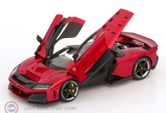 1:18 Burago 2024 FERRARI F80 - SILVER BLACK WHEELS - ROSSO SUPERCAR - Signature Series