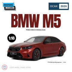 1:18 2025 BMW M5 Peable Beach Orange