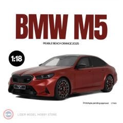 1:18 2025 BMW M5 Peable Beach Orange