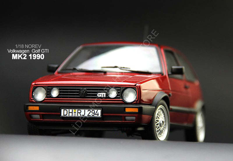 1:18 1990 Volkswagen Golf 2 GTI