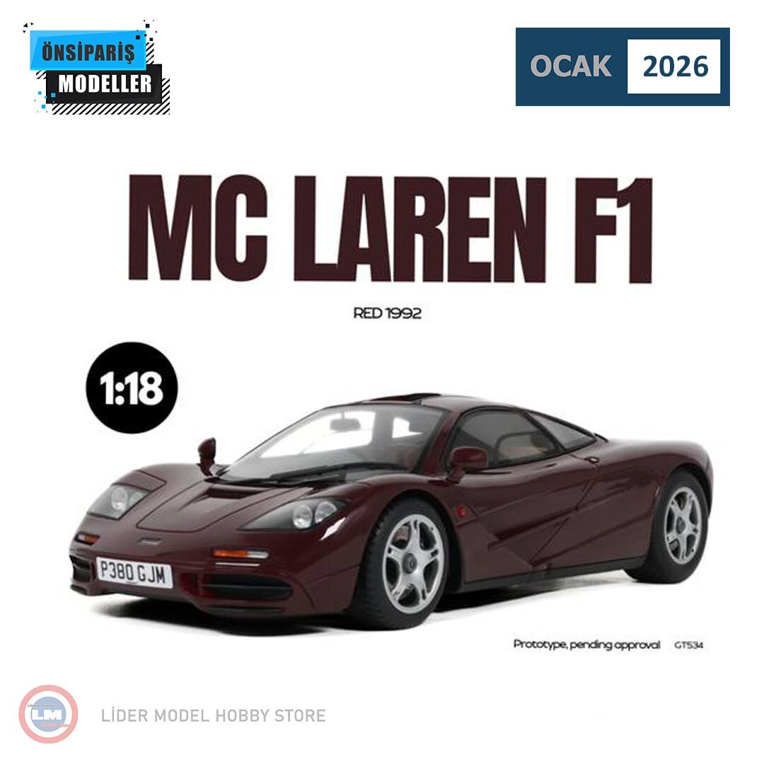 1:18 1992 Mclaren F1 Red