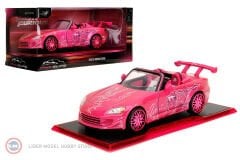 1:24 Jada 2003 HONDA S2000 Pink Slips Film Fast & Furious