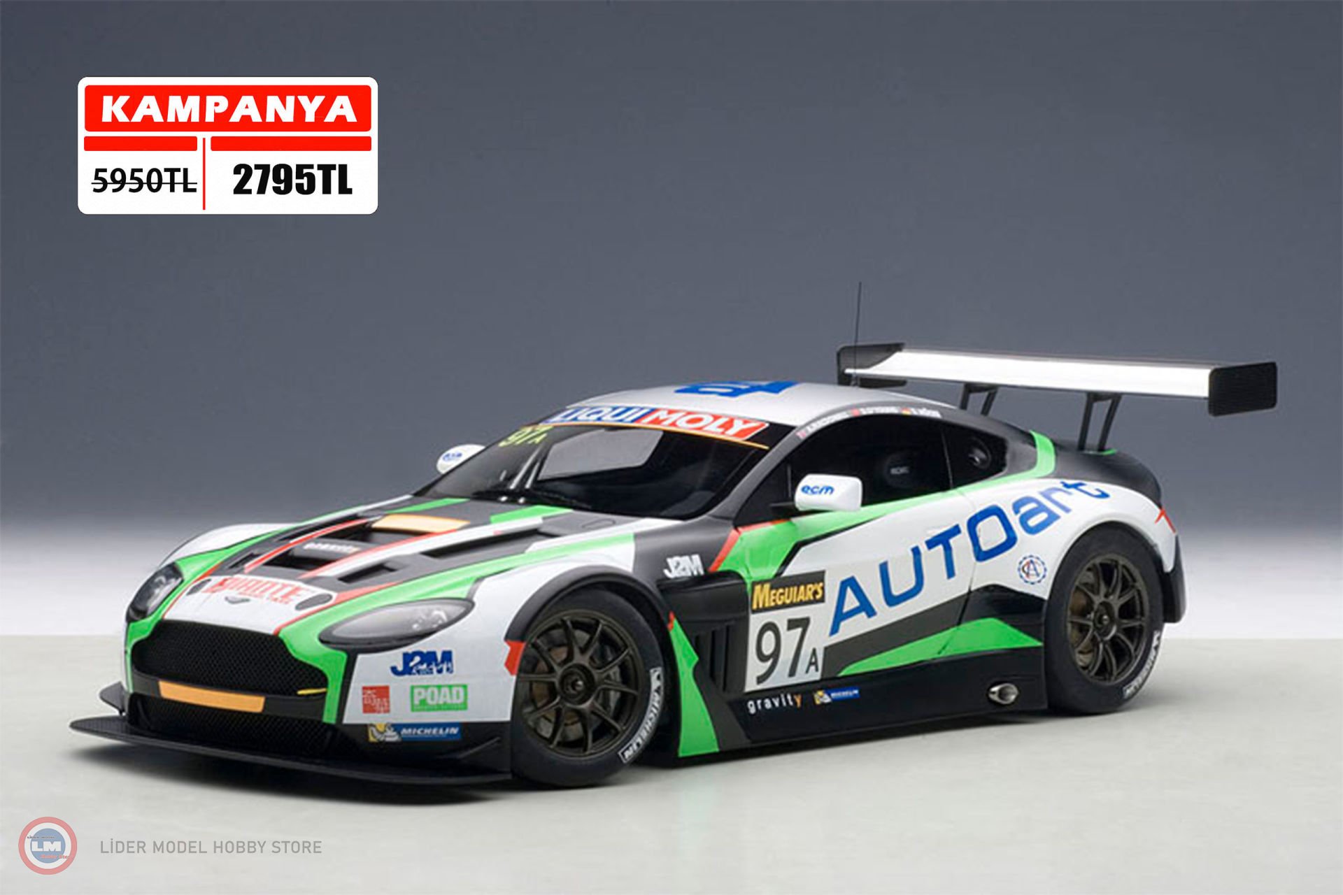 1:18 2015 ASTON MARTIN - VANTAGE V12 N 97 12h BATHURST ENDURANCE RACE 2015 MACDOWALL - O'YOUNG - MUCKE