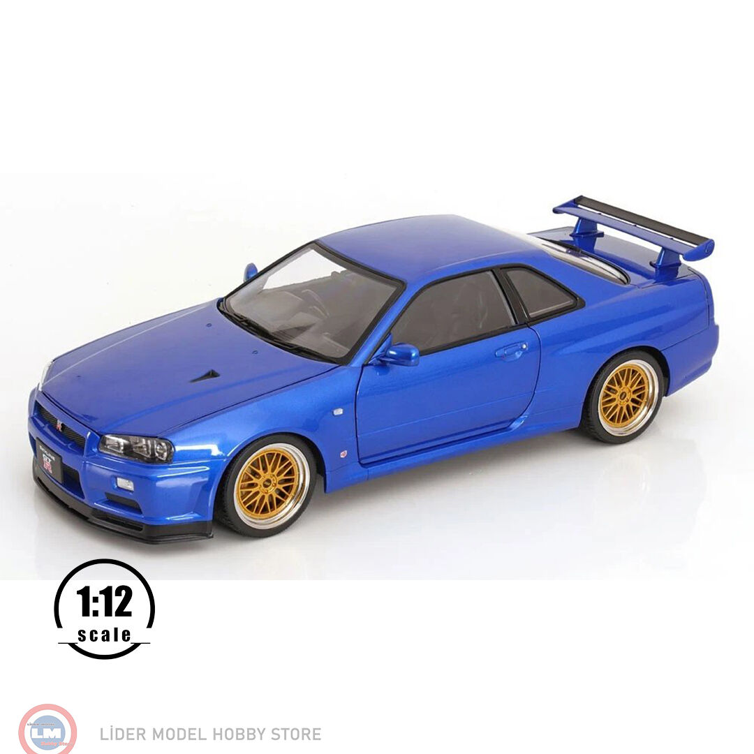 1:12 KK Scale 2001 Nissan Skyline GT-R R34 V-Spec II with BBS-rims