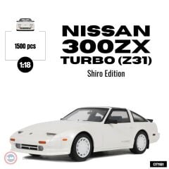 1:18 OTTO 1988 Nissan 300ZX Turbo Z31 Shiro Edition