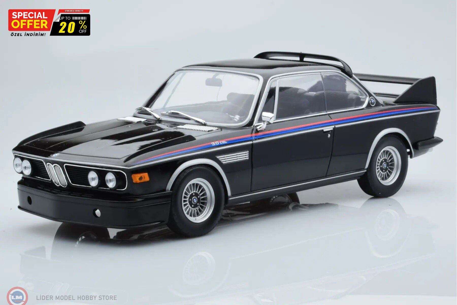 Minichamps - 1:18 Minichamps 1973 BMW 3.0 CSL - 7.712,80 TL