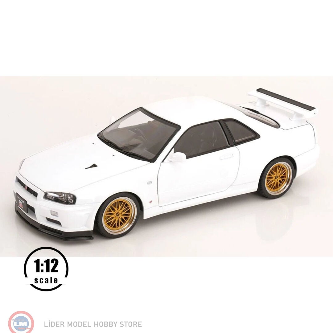 1:12 KK Scale 2001 Nissan Skyline GT-R R34 V-Spec II with BBS-rims