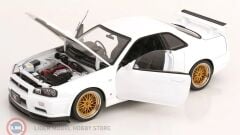 1:12 KK Scale 2001 Nissan Skyline GT-R R34 V-Spec II with BBS-rims