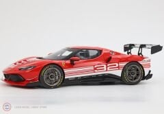 118 BBR 2023 Ferrari 296 GT3 #32 3.0L TWIN TURBO V6 CHALLENGE N 32 LAUNCH VERSION
