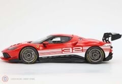 118 BBR 2023 Ferrari 296 GT3 #32 3.0L TWIN TURBO V6 CHALLENGE N 32 LAUNCH VERSION