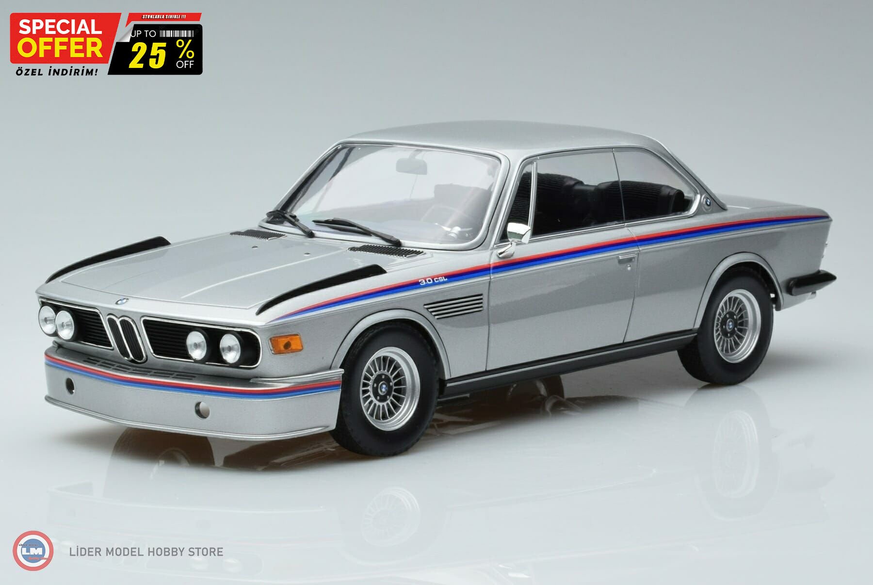 1:18 Minichamps 1973 BMW 3.0 CSL