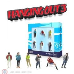1:64 American Diorama Hanging Out 3 Figure Set