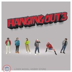 1:64 American Diorama Hanging Out 3 Figure Set
