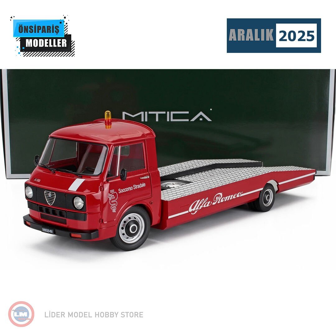 1:18 Mitica 1977 Alfa Romeo A12 F12 Carro Attrezzi Prima Serie Tow Truck