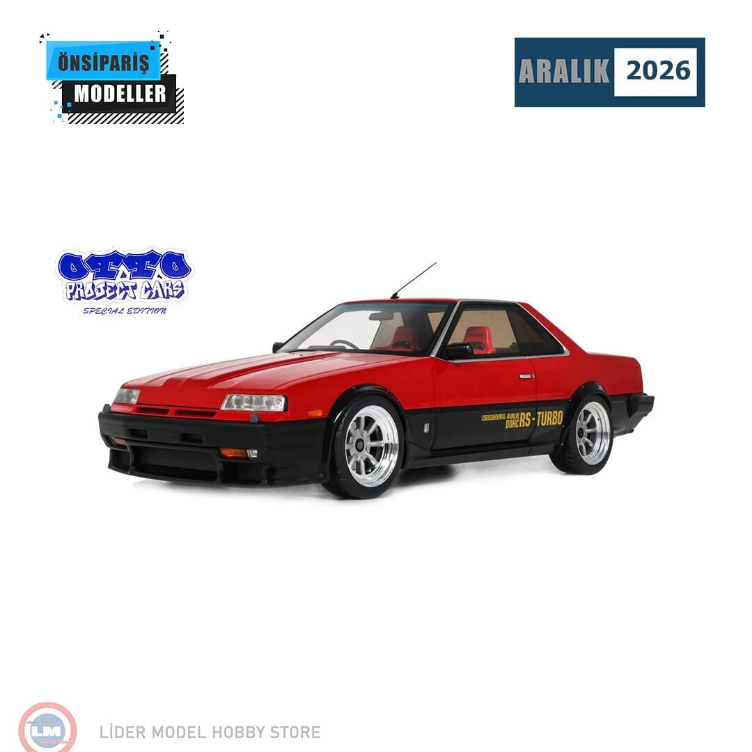 1:18 Otto 1984 Nissan Skyline  2000 RSX Turbo Tuning Red