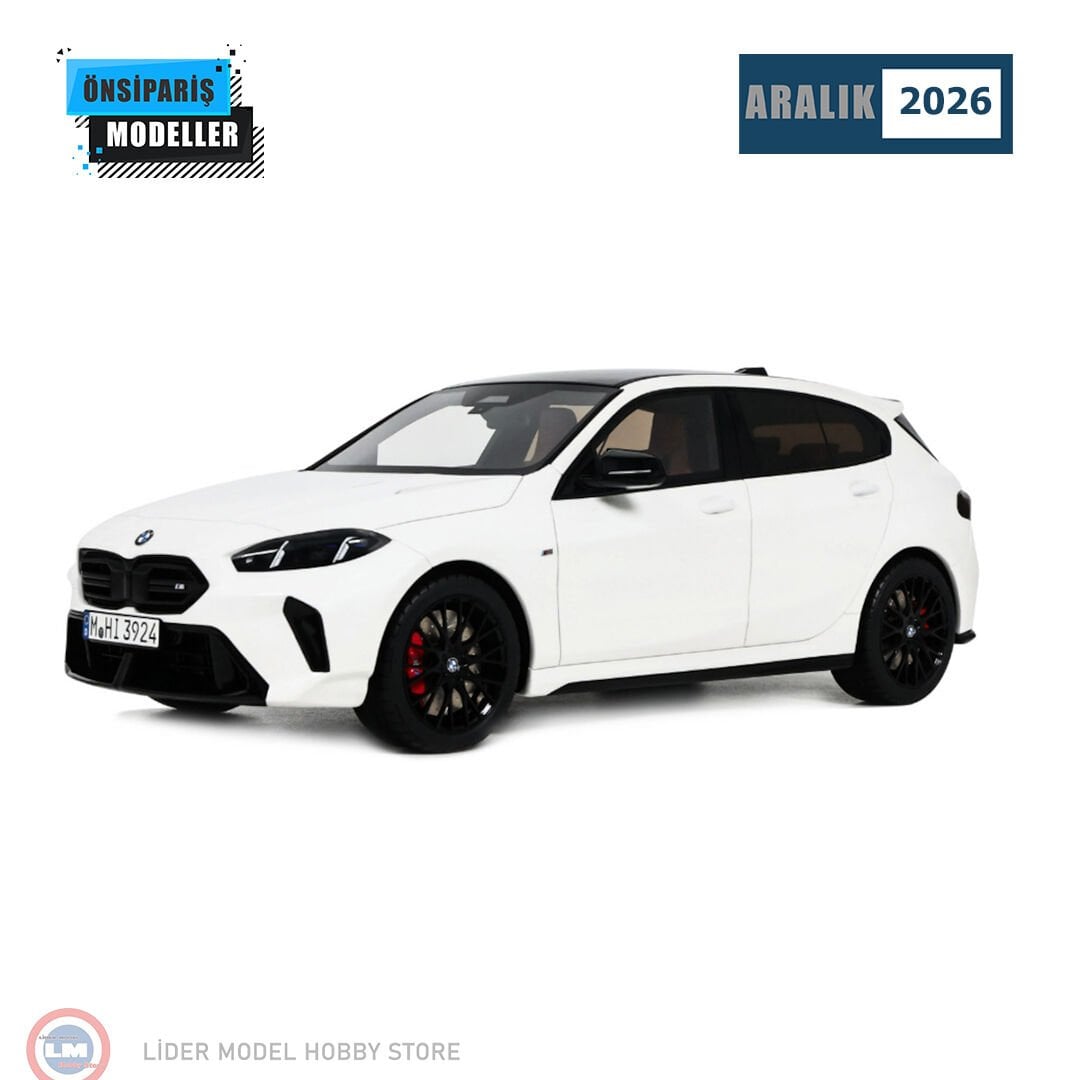 1:18 Otto 2024 BMW M135 xDrive Alpine White