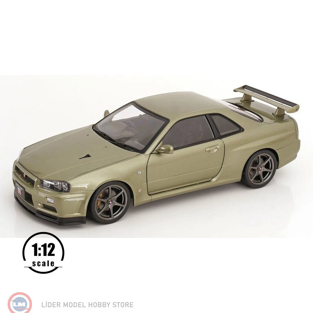 1:12 KK Scale 2001 Nissan Skyline GT-R R34 V-Spec II with OEM-rims