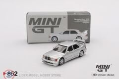 1:64 Mini GT 1989 Mercedes-Benz 190E 2.5-16 Evolution II Astral Silver