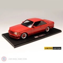 1:18 IVY Mercedes Benz 560 SEC AMG 6.0 Widebody Signal Red 66 Limitli