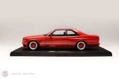 1:18 IVY Mercedes Benz 560 SEC AMG 6.0 Widebody Signal Red 66 Limitli