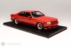 1:18 IVY Mercedes Benz 560 SEC AMG 6.0 Widebody Signal Red 66 Limitli