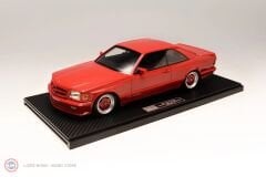 1:18 IVY Mercedes Benz 560 SEC AMG 6.0 Widebody Signal Red 66 Limitli