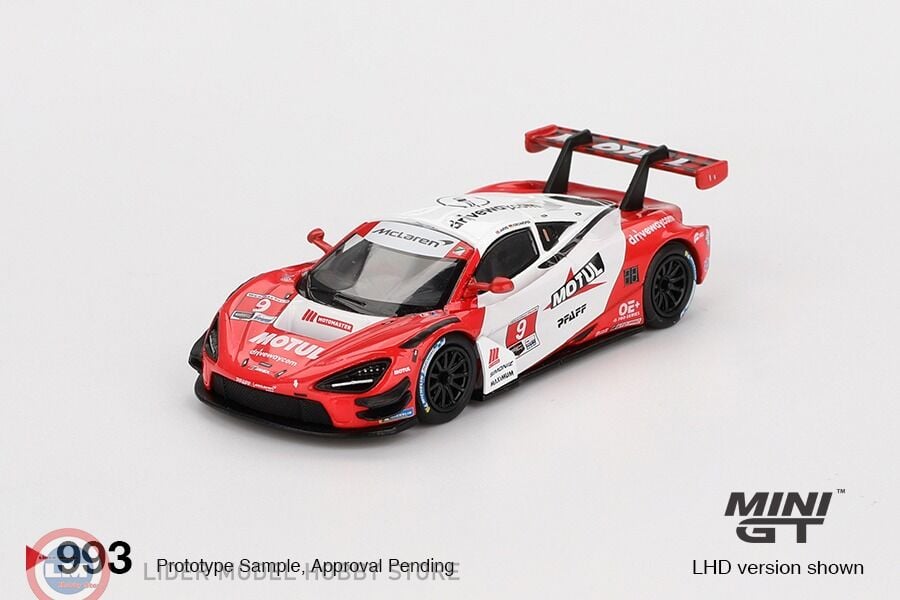 1:64 Mini GT 2024 McLaren 720S GT3 Evo Pfaff Motorsports 2024 IMSA Laguna Seca