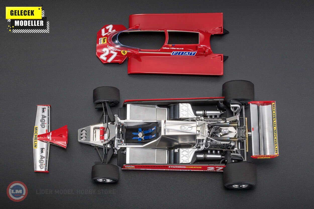 1:18 GP Replicas 1981 Ferrari F1 126CK #27 WINNER MONACO GP