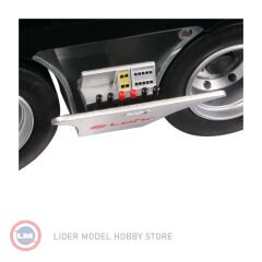1:18 NZG 2019 Mercedes Benz Actros MP5 4x2 ve LOHR Araç Taşıyıcı Trailer Set Autotransporter olivgrün mit Stern
