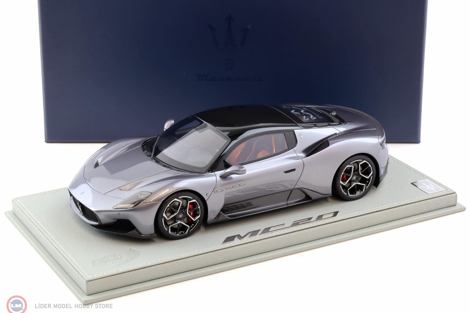 1:18 BBR 2020 Maserati MC20 - Grigio Misterio