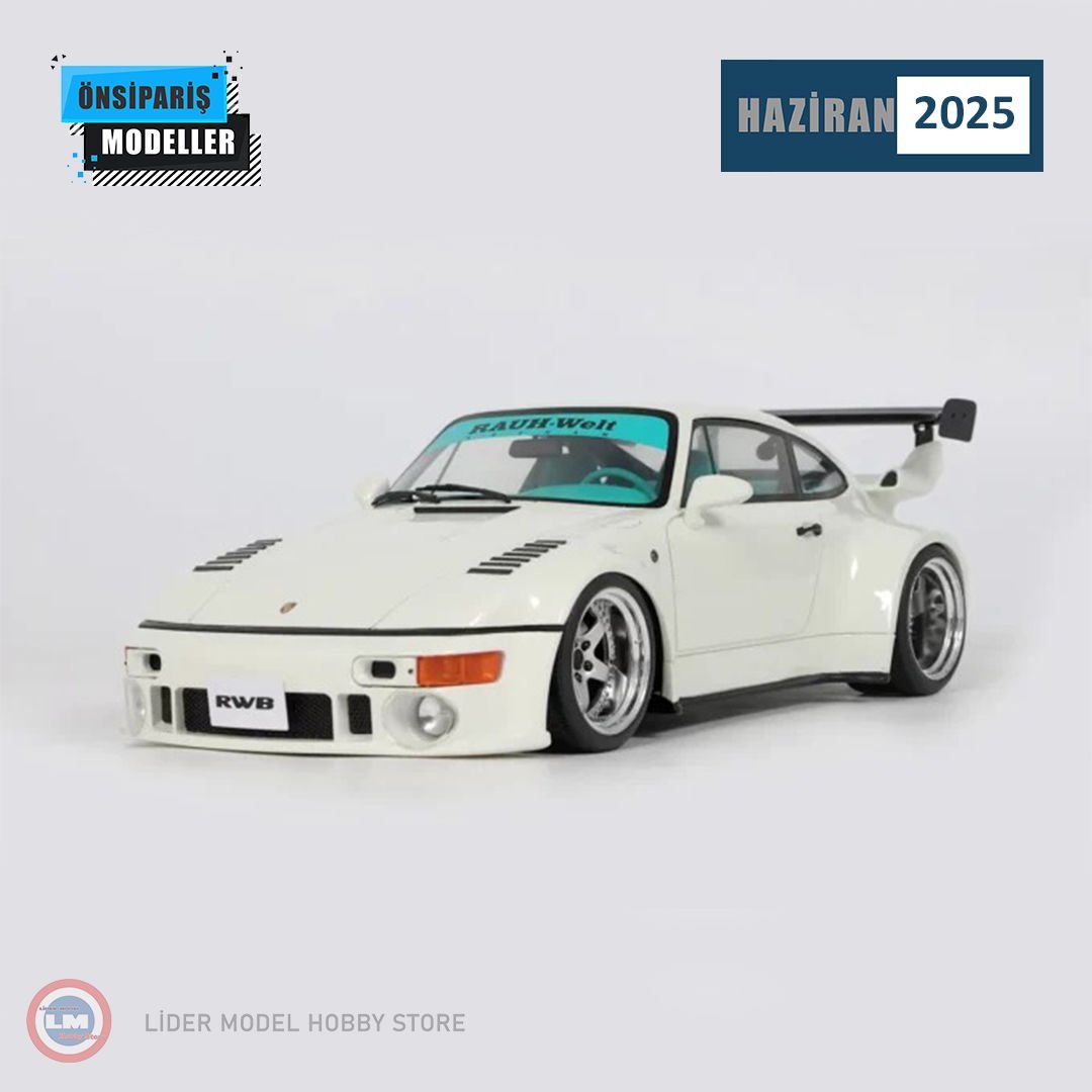 1:18 GT Sprit 2023 Porsche RWB Grand Prix White | ÖN SİPARİŞ