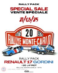Otto Rally Pack / SET - Renault 17 Gordini #20 Monte-Carlo 1975