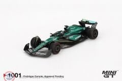 1:64 Mini GT 2024 Aston Martin AMR24 No18 Lance Stroll F1 2024 Bahrain GP