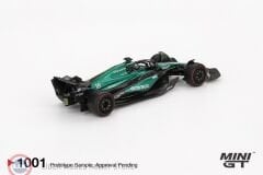 1:64 Mini GT 2024 Aston Martin AMR24 No18 Lance Stroll F1 2024 Bahrain GP