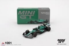 1:64 Mini GT 2024 Aston Martin AMR24 No18 Lance Stroll F1 2024 Bahrain GP