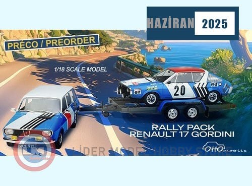 Otto Rally Pack / SET - Renault 17 Gordini #20 Monte-Carlo 1975
