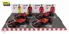 1:43 Burago Ferrari Racing F1 Set