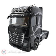1:18 NZG 2019 Mercedes Benz Actros MP5 4x2 ve Araç Taşıyıcı Trailer Set Autotransporter Mit Stern