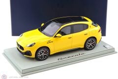 1:18 BBR 2022 Maserati Grecale Trofeo With Showcase Giallo