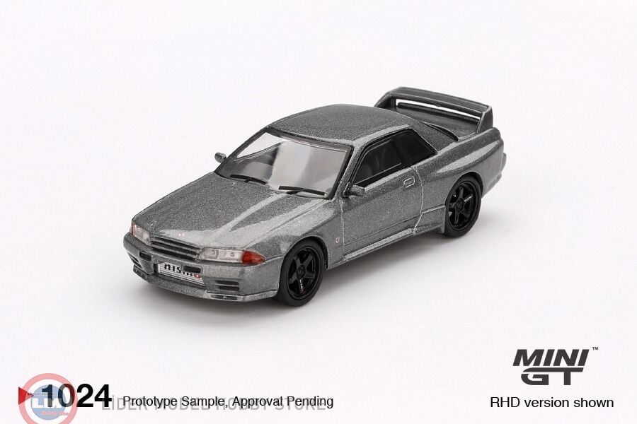 1:64 Mini GT 1971 Nissan Skyline GT-R (NISMO BNR32 CRS Version) Dark Metal Gray