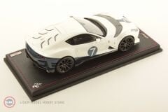 1:18 MR Collection 2022 Ferrari 812 Competizione #7 Bianco Italia / Blu Nart