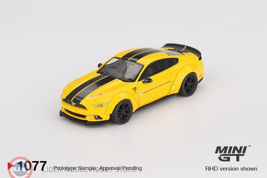 1:64 Mini GT 2015 Ford Mustang Triple Yellow