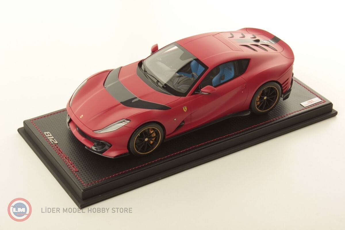 1:18 MR Collection 2022 Ferrari 812 Competizione Rosso F1 75 Mat